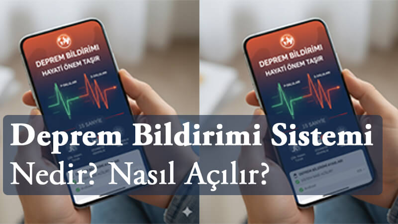Deprem Bildirimi Nedir ve Hayati Önemi